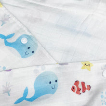 Load image into Gallery viewer, Premium Hooded Towel - Under Water Kingdom (7831770497176)