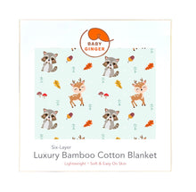 Load image into Gallery viewer, Silky 6 Layer Blanket - Party Time (7831747199128)