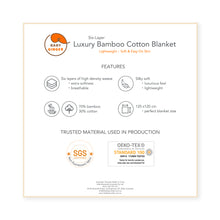 Load image into Gallery viewer, Silky 6 Layer Blanket - Party Time (7831743332504)