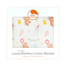 Load image into Gallery viewer, Silky 6 Layer Blanket - Party Time (7831743332504)