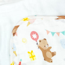 Load image into Gallery viewer, Silky 6 Layer Blanket - Party Time (7831743332504)