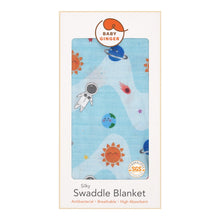 Load image into Gallery viewer, Silky Swaddle Blanket - Space Adventures (6259335102616)