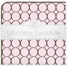 Load image into Gallery viewer, Ultimate Swaddle Blanket - Brown Mod Circle (5659844051096)