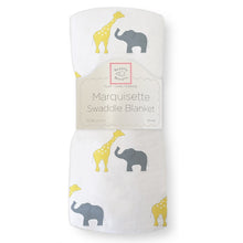 Load image into Gallery viewer, Marquisette Swaddle Blanket - Safari Fun (5660024635544)