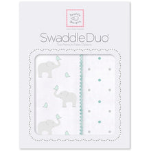 Load image into Gallery viewer, SwaddleDuo - Elephant and Chickie (Set of 2) (5660140863640)