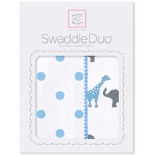 Load image into Gallery viewer, SwaddleDuo - Safari Fun (Set of 2) (5676801917080)