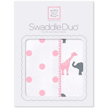 Load image into Gallery viewer, SwaddleDuo - Safari Fun (Set of 2) (5676801917080)
