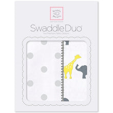 Load image into Gallery viewer, SwaddleDuo - Safari Fun (Set of 2) (5676801917080)