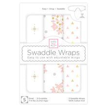 Load image into Gallery viewer, Swaddle Wraps - Heavenly Floral (Set of 3) (5663976358040)