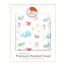 將圖片載入圖庫檢視器 Premium Hooded Towel - Under Water Kingdom (7831770497176)
