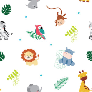 [New Design Upgrade]Silky Swaddle Blanket - Welcome To Safari (7228979904664)