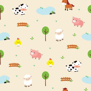 Silky Washcloth - [New Design Upgrade]Happy Farm