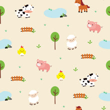 將圖片載入圖庫檢視器 [New Design Upgrade]Silky Swaddle Blanket - Happy Farm (7237822251160)
