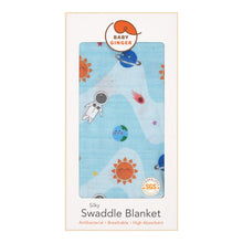 Load image into Gallery viewer, Silky Swaddle Blanket - Space Adventures

