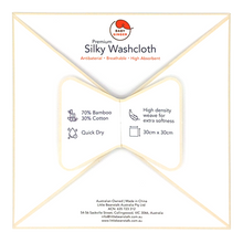 Load image into Gallery viewer, Silky Washcloth - Blissful Bunnies (6541151568024)
