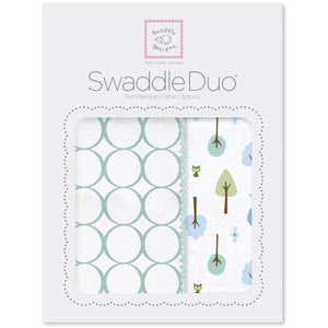SwaddleDuo - Cute and Calm (Set of 2)