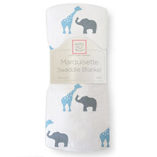 Load image into Gallery viewer, Marquisette Swaddle Blanket - Safari Fun (5660024635544)
