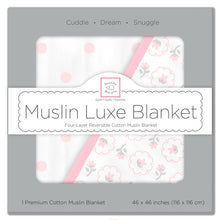 Load image into Gallery viewer, Muslin Luxe Blanket - Posy (5687482155160)
