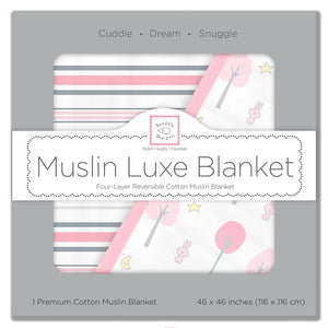 Muslin Luxe Blanket - Thicket (5687485333656)