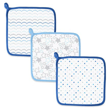 Load image into Gallery viewer, Muslin Washcloths - Starshine Shimmer (Set of 3) (5687574364312)
