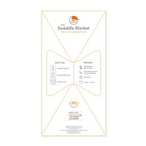 [New Design Upgrade]Silky Swaddle Blanket - Graffiti Baby (7228983836824)