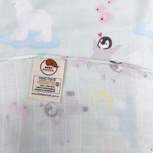 [New Design Upgrade]Silky Washcloth - Fun in the Arctic