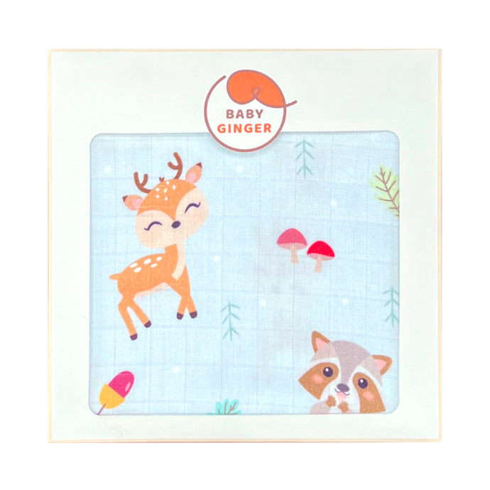 [New Design Upgrade]Silky Washcloth - Forest Friends (7228978823320)